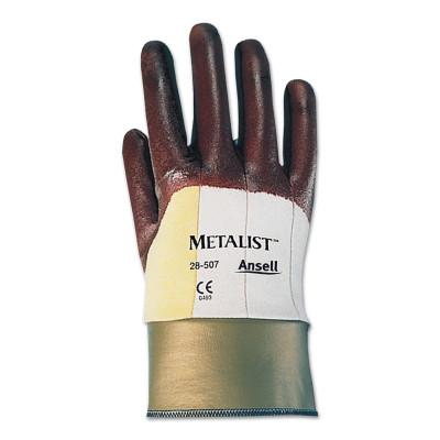 Ansell Hycron® Nitrile Coated Gloves, Coating:Nitrile Foam