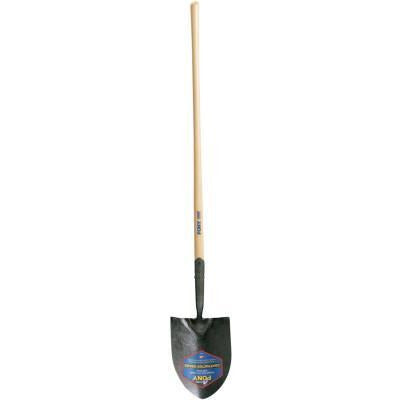 TRUE TEMPER® Shovels, Handle Length [Nom]:47 in, Blade Tip Shape:Round Point, Capacity Vol. [Nom]:1.3 cu ft