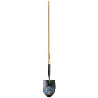 TRUE TEMPER® Shovels, Handle Length [Nom]:47 in, Blade Tip Shape:Round Point, Capacity Vol. [Nom]:1.3 cu ft