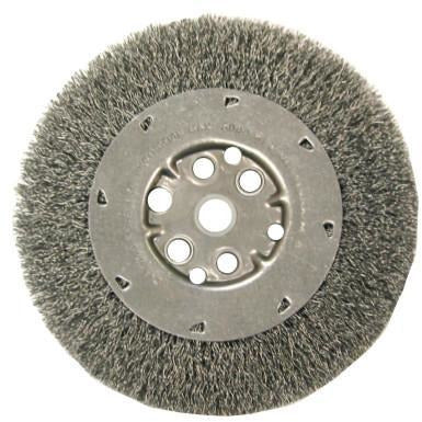 Anderson Brush DM Series Narrow Face Crimped Wire Wheels, Bristle Material:Stainless Steel