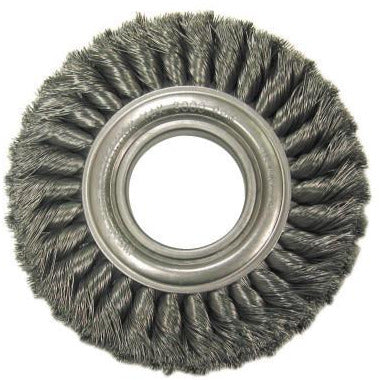 Anderson Brush Wide Face Standard Twist Knot Wire Wheels-TW Series-Carbon Steel