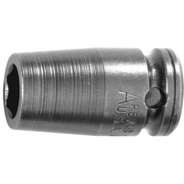 APEX® 1/4" Dr. Standard Sockets, Drive Type:Square; Female Square, Head Width [Nom]:8.7 mm (opening side); 12.7 mm (drive side)