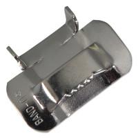 Band-It® Ear-Lokt Buckles, Material:Galvanized Carbon Steel
