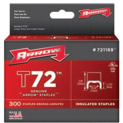Arrow Fastener T72™ Type Staples