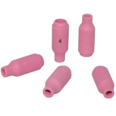 Best Welds Alumina Nozzle TIG Cups, Type:Standard, Orifice:1/4 in, Used on Torch(es):17; 18; 26, Material:Alumina
