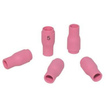 Best Welds Alumina Nozzle TIG Cups, Type:Standard, Orifice:5/16 in, Used on Torch(es):9; 20; 22; 24; 25, Material:Alumina