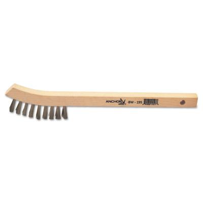 Anchor Brand Inspection Brushes, Brush Length:8 3/4 in, Bristle Rows:2 x 9