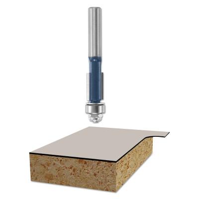 Bosch Power Tools Carbide-Tipped Ball Bearing Pilot Laminate Flush Trimming Router Bits, Cutting Length [Nom]:1 in