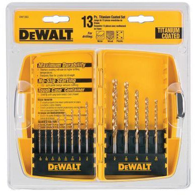 DeWalt® Titanium Split Point Drill Bit Sets