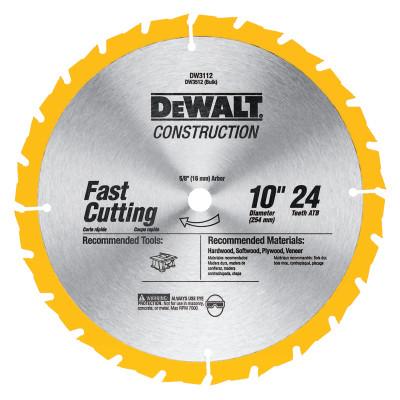 DeWalt® Construction Miter/Table Saw Blades