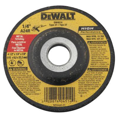 DeWalt® Type 27 HP Metal Grinding Wheels