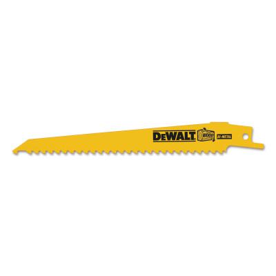 DeWalt® Bi-Metal Reciprocating Saw Blades, Blade Type:Taper Back