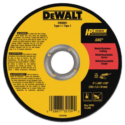 DeWalt Type 1 Thin Metal Cutting Wheels