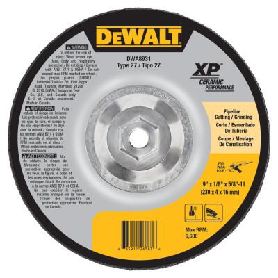DeWalt® Type 27 Extended Performance Ceramic Grinding Wheels