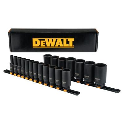DeWalt® 19 Piece Deep Impact Socket Sets
