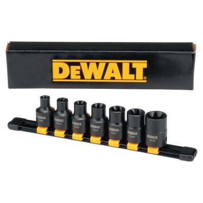 DeWalt® 7 Piece Internal Torx® Impact Socket Sets