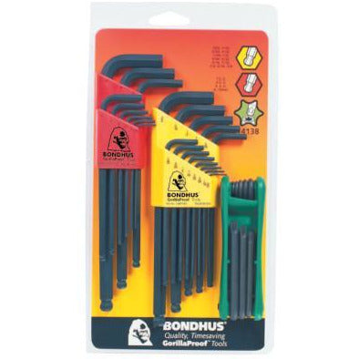 Bondhus® Balldriver® L-Wrench and Fold-Up Set Combinations