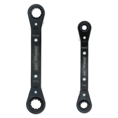 Channellock® 2 Pc. 4-in-1 Ratcheting Box Wrench Sets