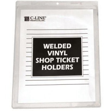 C-Line Products, Inc. Welded Vinyl Shop Ticket Holders