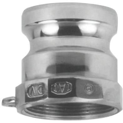 Dixon Valve Andrews/Boss-Lock Type A Cam and Groove Adapters, Operating Pressure [Max]:250 psi