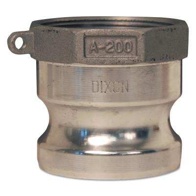 Dixon Valve Andrews/Boss-Lock Type A Cam and Groove Adapters, Operating Pressure [Max]:100 psi