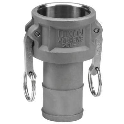 Dixon Valve Andrews Type C Cam and Groove Couplers, Body Material:Brass