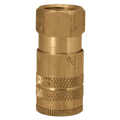 Dixon Valve Air Chief Industrial Semi-Auto Couplers, Connection Type:Female/Female, Body Material:Brass