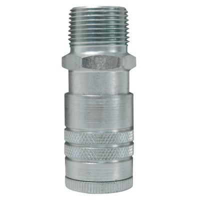 Dixon Valve Air Chief Industrial Semi-Auto Couplers, Connection Type:Male/Female, Body Material:Steel