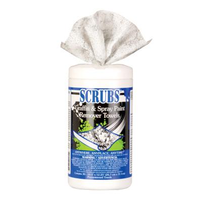 SCRUBS® Graffiti & Spray Paint Remover Towels