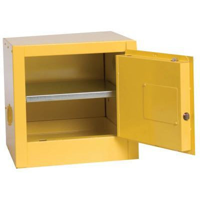 Eagle Mfg Flammable Liquid Storage, No. of Doors:1, Type:Manual-Closing Cabinet, Capacities:16 Gallon