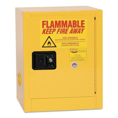 Eagle Mfg Flammable Liquid Storage, No. of Doors:1, Type:Manual-Closing Cabinet, Capacities:4 Gallon