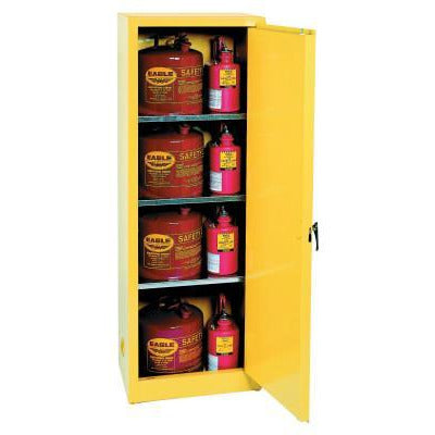 Eagle Mfg Flammable Liquid Storage, No. of Doors:1, Type:Manual-Closing Cabinet, Capacities:24 Gallon