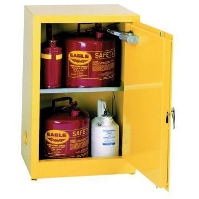 Eagle Mfg Flammable Liquid Storage, No. of Doors:1, Type:Self-Closing Cabinet, Capacities:12 Gallon