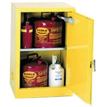 Eagle Mfg Flammable Liquid Storage, No. of Doors:1, Type:Manual-Closing Cabinet, Capacities:12 Gallon