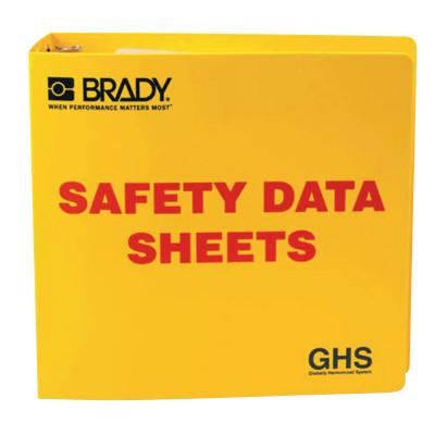 Brady GHS Safety Data Sheet Binders