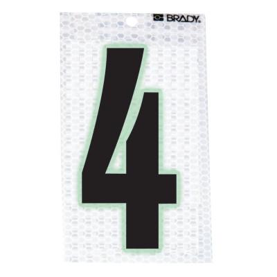 Brady Glow-In-The-Dark/Ultra Reflective Numbers