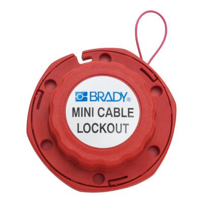 Brady Mini Cable Lockouts with Metal Cables