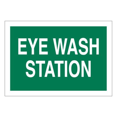 Brady Eye Wash Station Signs