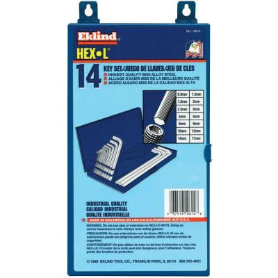 Eklind® Tool Hex-L® Key Sets, Measuring System:Metric