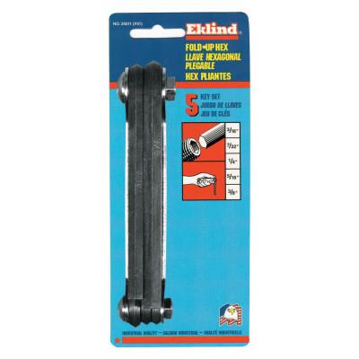 Eklind® Tool Inch Fold-Up Hex Key Sets