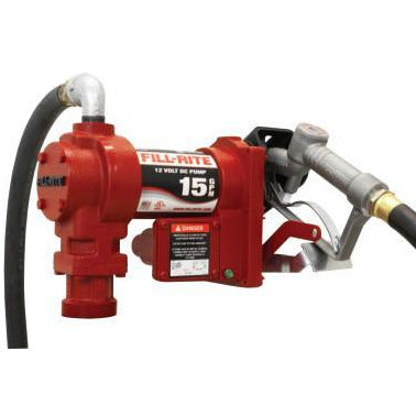 Fill-Rite® Rotary Vane Pumps with Hose and Manual Nozzle