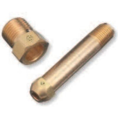Western Enterprises Regulator Inlet Nipples, Material:Brass, Gas Type:Industrial Mixtures of Oxygen