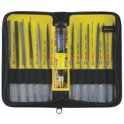 General Tools 12 Pc. Swiss Pattern Needle File Sets