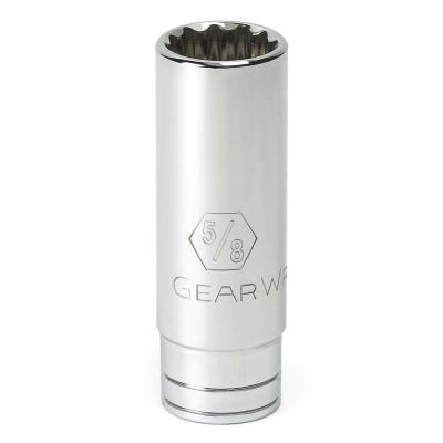 Apex® 3/8 in Drive 6 and 12 Point SAE Deep Length Sockets