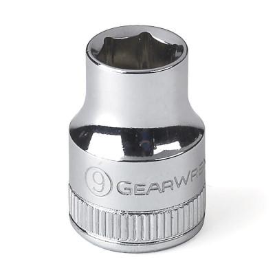 Apex® 3/8 in Drive 6 and 12 Point Metric Standard Length Sockets, Drive Type:6 Point