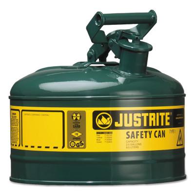 Justrite Type I Safety Cans, Type:Oils