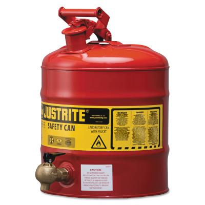 Justrite Type I Safety Cans, Type:Flammables