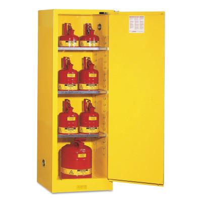 Justrite Yellow Slimline Safety Cabinets