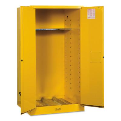 Justrite Yellow Vertical Drum Safety Cabinets