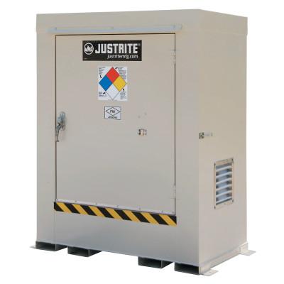 Justrite Non-Combustible Outdoor Safety Locker - Natural Draft Ventilation
